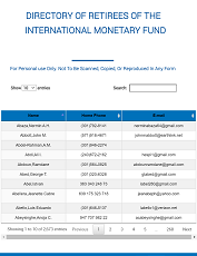 Directory of Retirees