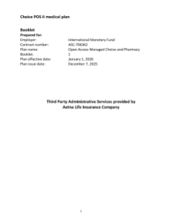 Aetna Coverage Under the MBP (Medical & Drugs)