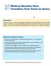 Cigna-to-Aetna Transition Quick Reference Guide